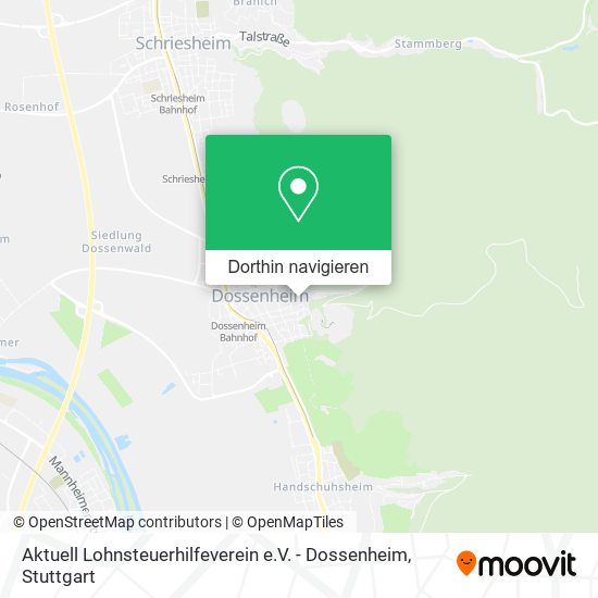 Aktuell Lohnsteuerhilfeverein e.V. - Dossenheim Karte
