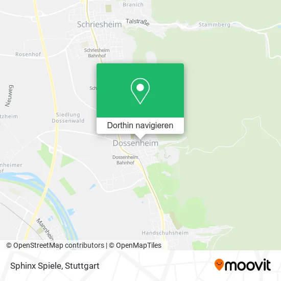 Sphinx Spiele Karte