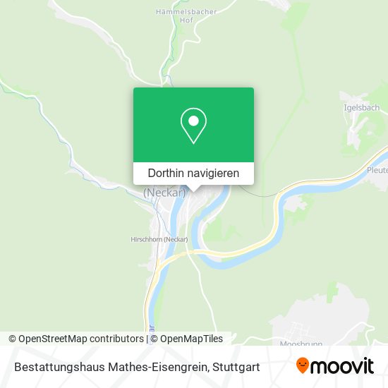 Bestattungshaus Mathes-Eisengrein Karte
