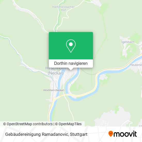 Gebäudereinigung Ramadanovic Karte