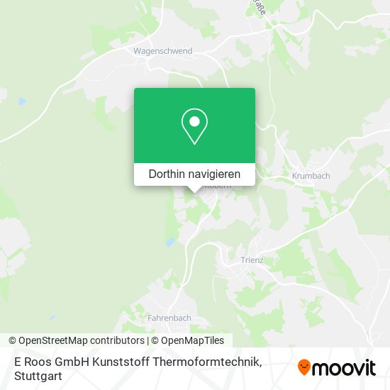 E Roos GmbH Kunststoff Thermoformtechnik Karte