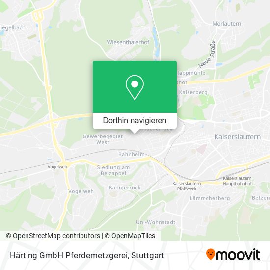 Härting GmbH Pferdemetzgerei Karte