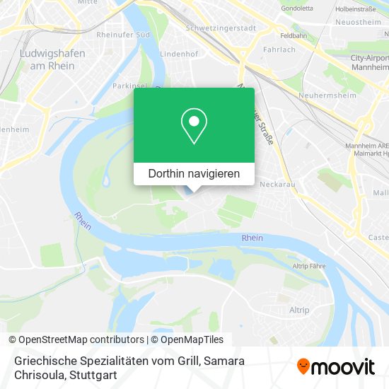 Griechische Spezialitäten vom Grill, Samara Chrisoula Karte