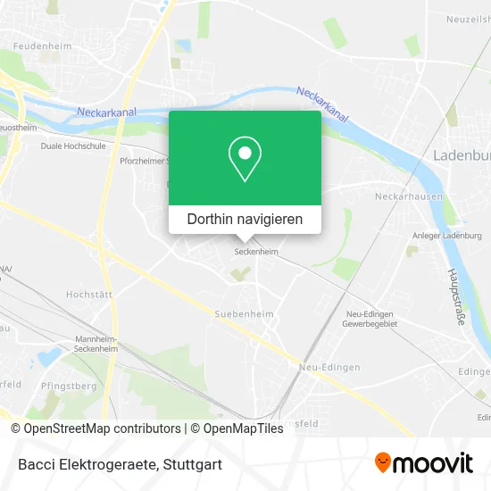 Bacci Elektrogeraete Karte