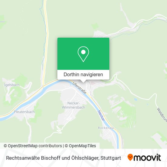 Rechtsanwälte Bischoff und Öhlschläger Karte