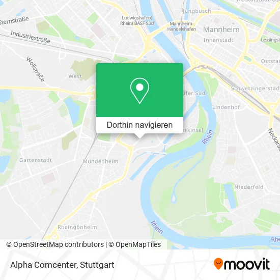 Alpha Comcenter Karte