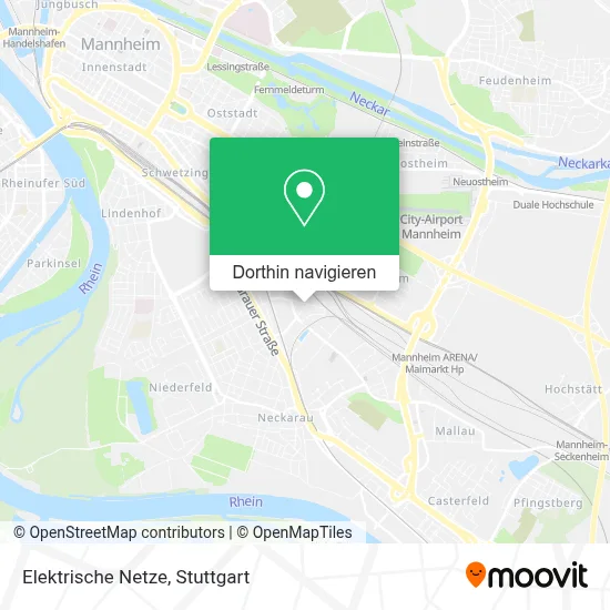 Elektrische Netze Karte