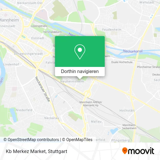 Kb Merkez Market Karte