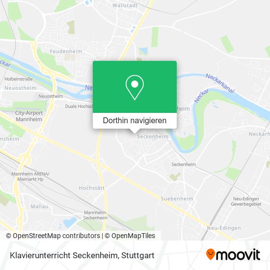 Klavierunterricht Seckenheim Karte