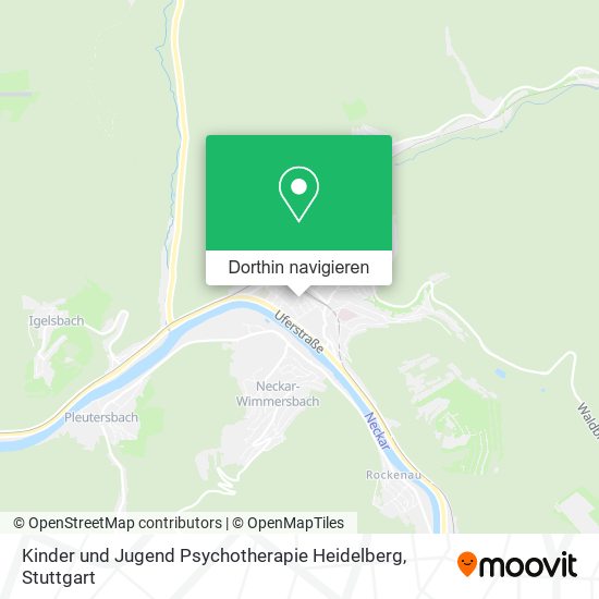 Kinder und Jugend Psychotherapie Heidelberg Karte