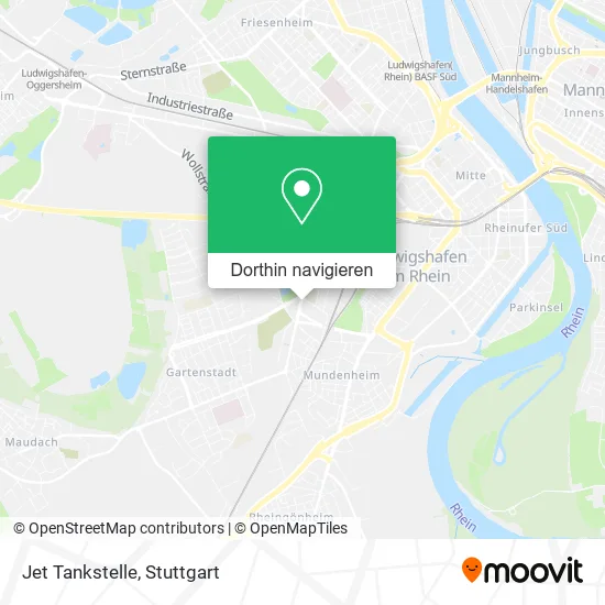 Jet Tankstelle Karte