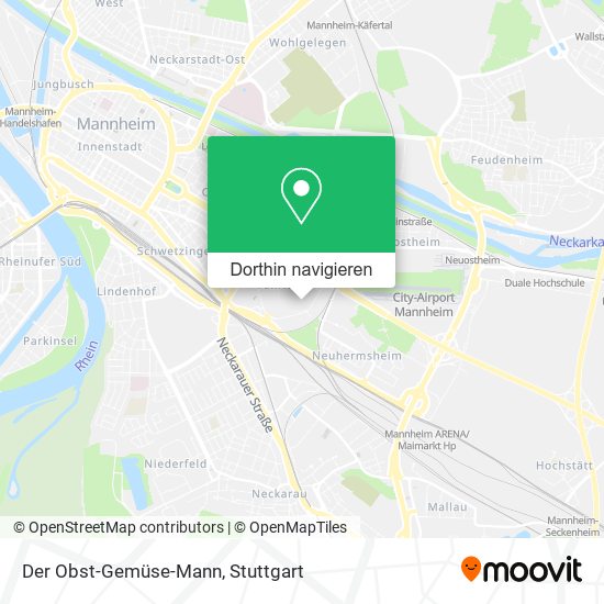 Der Obst-Gemüse-Mann Karte