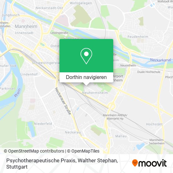 Psychotherapeutische Praxis, Walther Stephan Karte