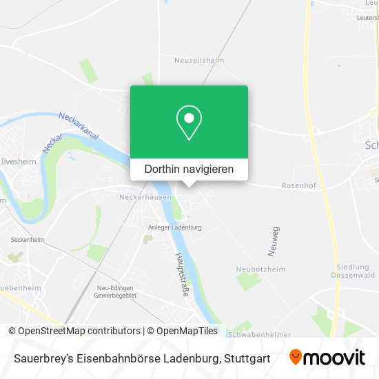 Sauerbrey's Eisenbahnbörse Ladenburg Karte