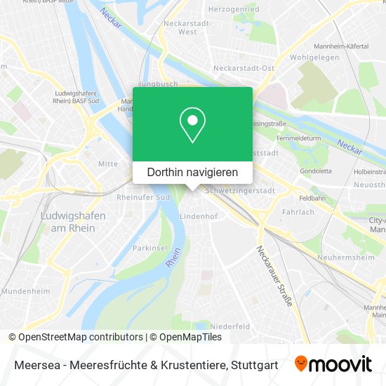 Meersea - Meeresfrüchte & Krustentiere Karte