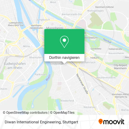 Diwan International Engineering Karte