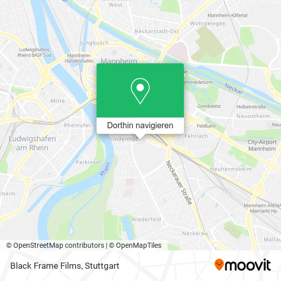 Black Frame Films Karte