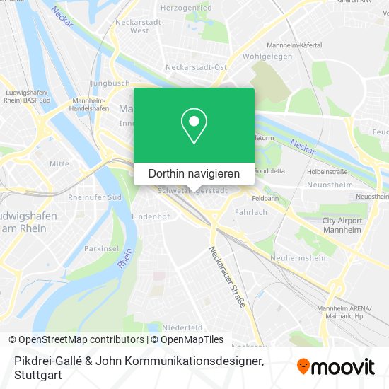 Pikdrei-Gallé & John Kommunikationsdesigner Karte