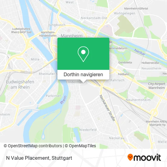 N Value Placement Karte