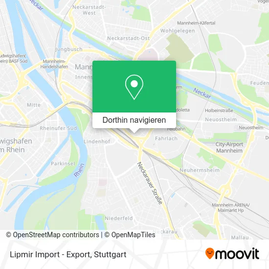 Lipmir Import - Export Karte