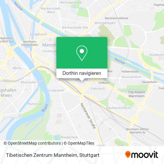 Tibetischen Zentrum Mannheim Karte