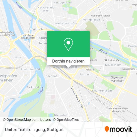 Unitex Textilreinigung Karte