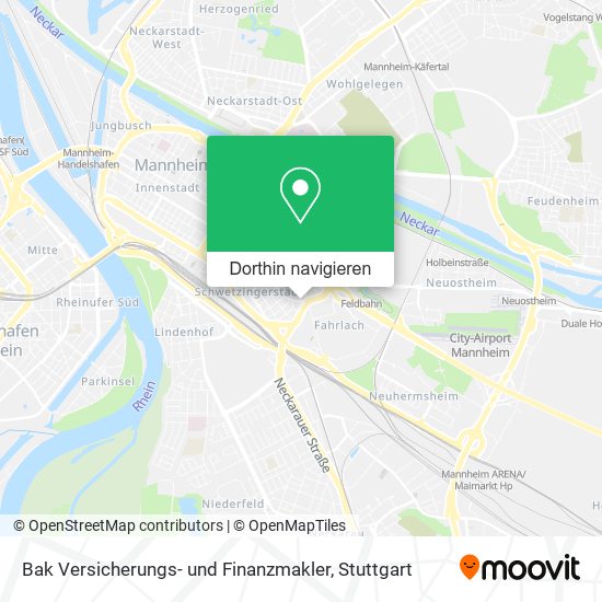 Bak Versicherungs- und Finanzmakler Karte