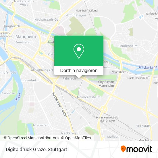 Digitaldruck Graze Karte