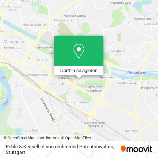 Reble & Kesselhut von rechts-und Patentanwälten Karte