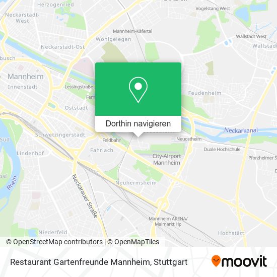 Restaurant Gartenfreunde Mannheim Karte