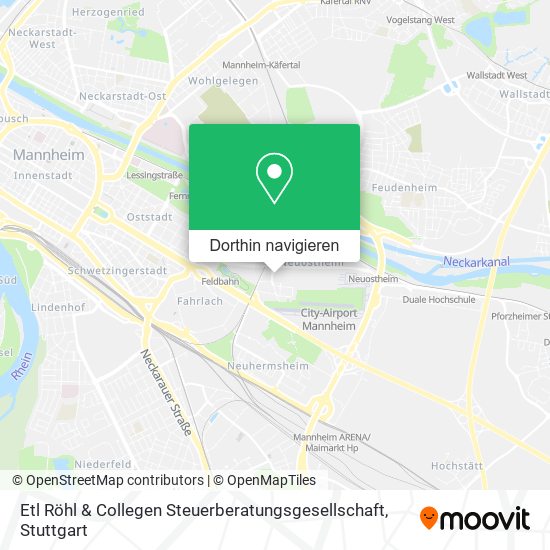 Etl Röhl & Collegen Steuerberatungsgesellschaft Karte
