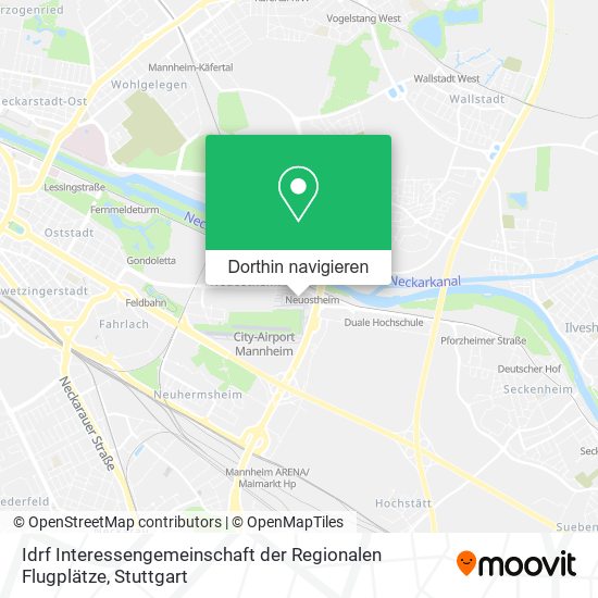 Idrf Interessengemeinschaft der Regionalen Flugplätze Karte