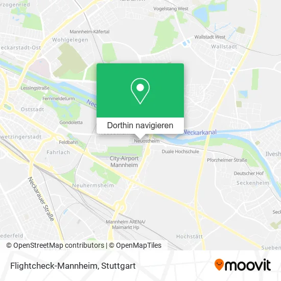 Flightcheck-Mannheim Karte