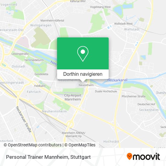 Personal Trainer Mannheim Karte