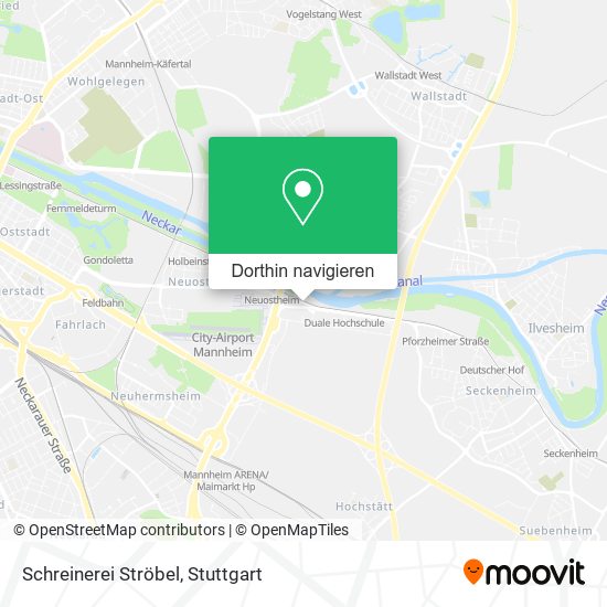 Schreinerei Ströbel Karte