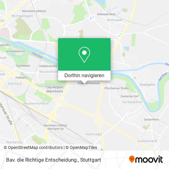Bav. die Richtige Entscheidung. Karte