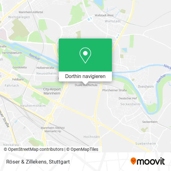 Röser & Zillekens Karte