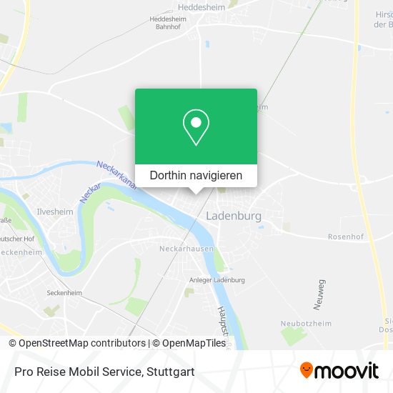 Pro Reise Mobil Service Karte