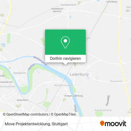 Move Projektentwicklung Karte