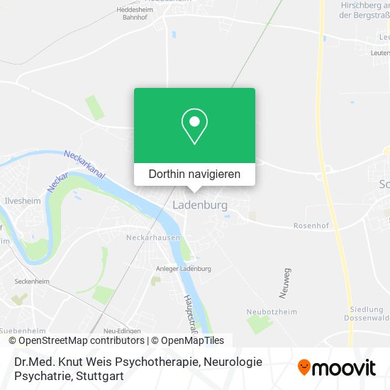Dr.Med. Knut Weis Psychotherapie, Neurologie Psychatrie Karte