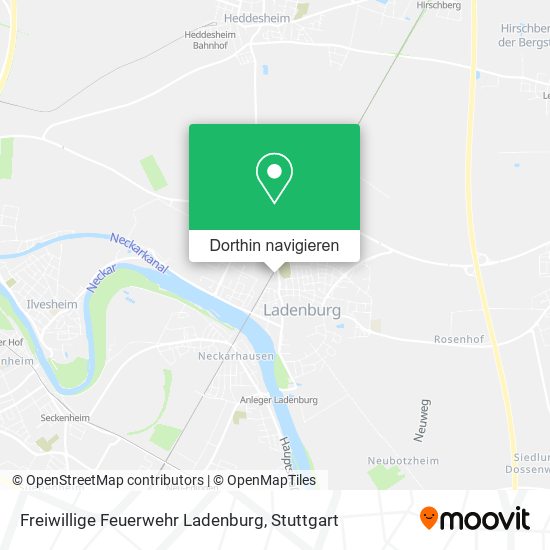 Freiwillige Feuerwehr Ladenburg Karte