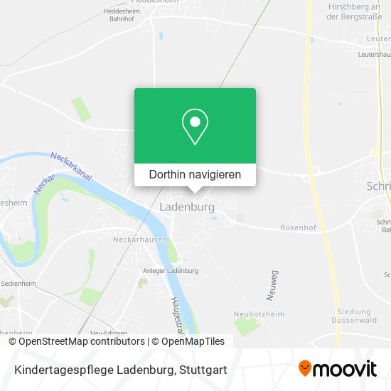 Kindertagespflege Ladenburg Karte