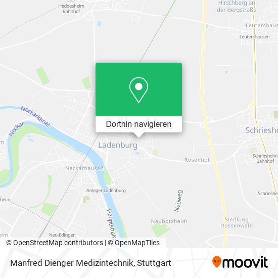 Manfred Dienger Medizintechnik Karte