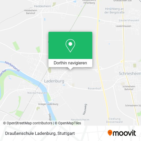 Draußenschule Ladenburg Karte