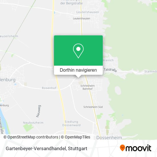 Gartenbeyer-Versandhandel Karte