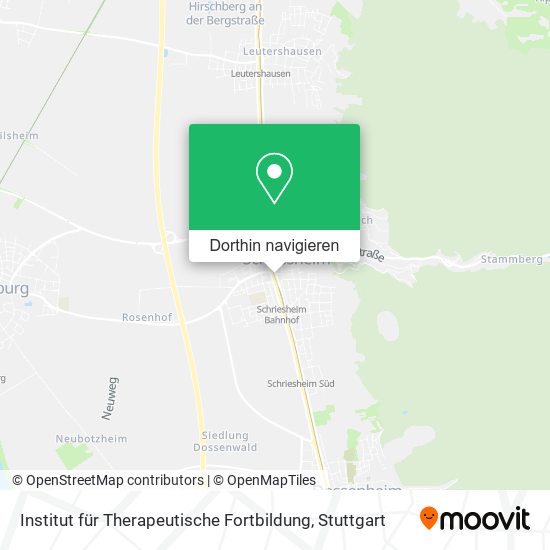 Institut für Therapeutische Fortbildung Karte