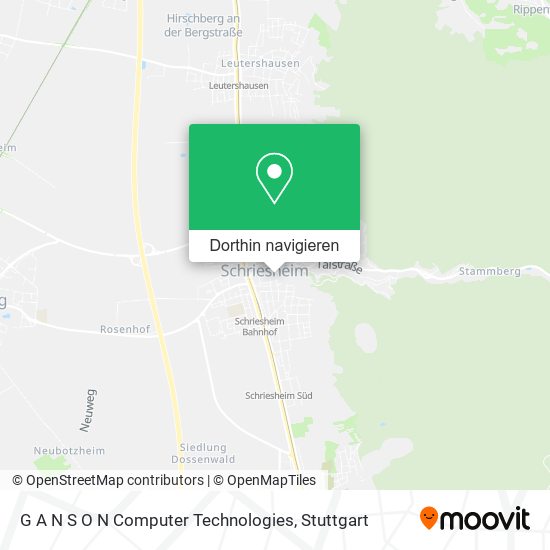 G A N S O N Computer Technologies Karte