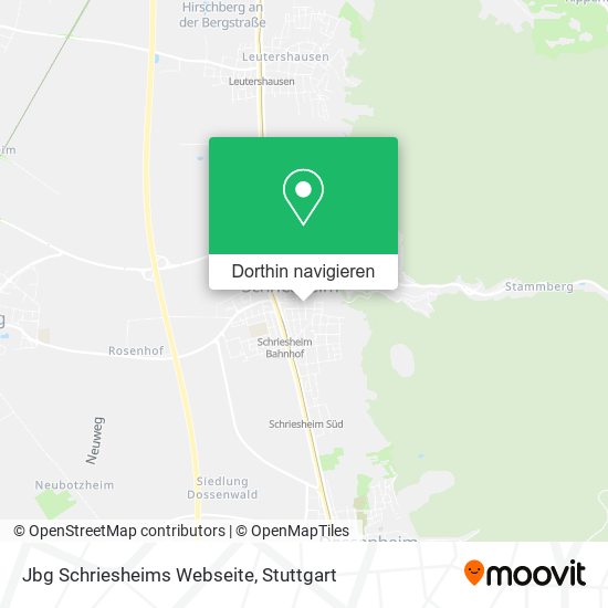 Jbg Schriesheims Webseite Karte