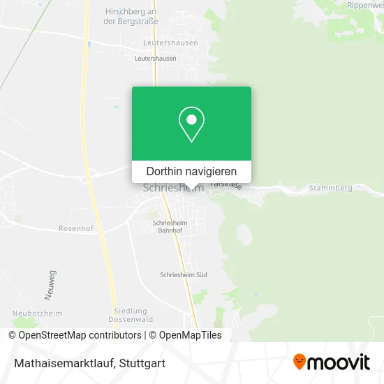 Mathaisemarktlauf Karte