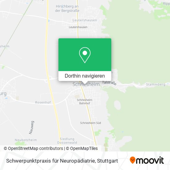 Schwerpunktpraxis für Neuropädiatrie Karte